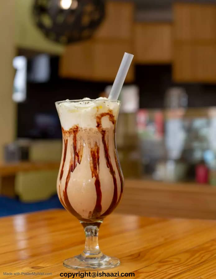 Ishaazi chocolate milkshake